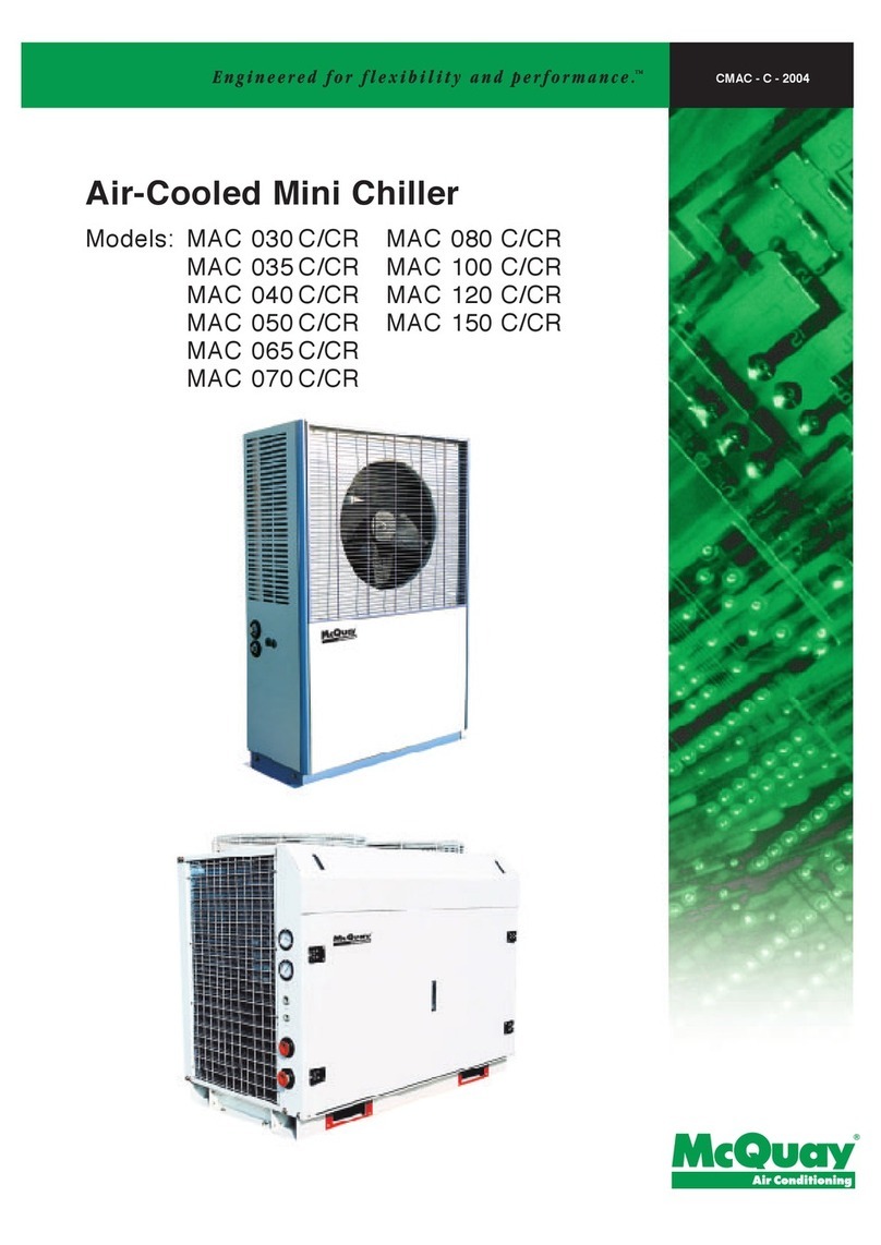 McQuay MAC 030 C Instruction Manual