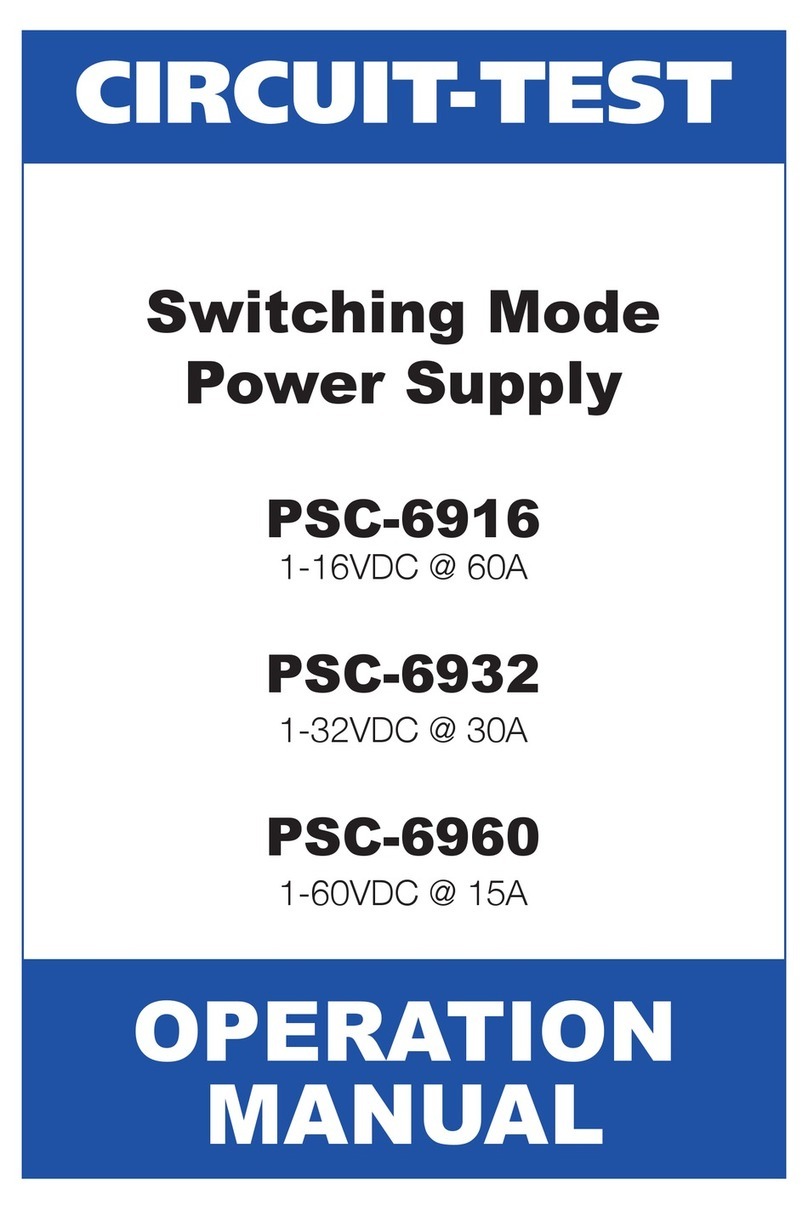 Circuit-test PSC-6916 Operation manual Circuit-test PSC-6916 Operation manual