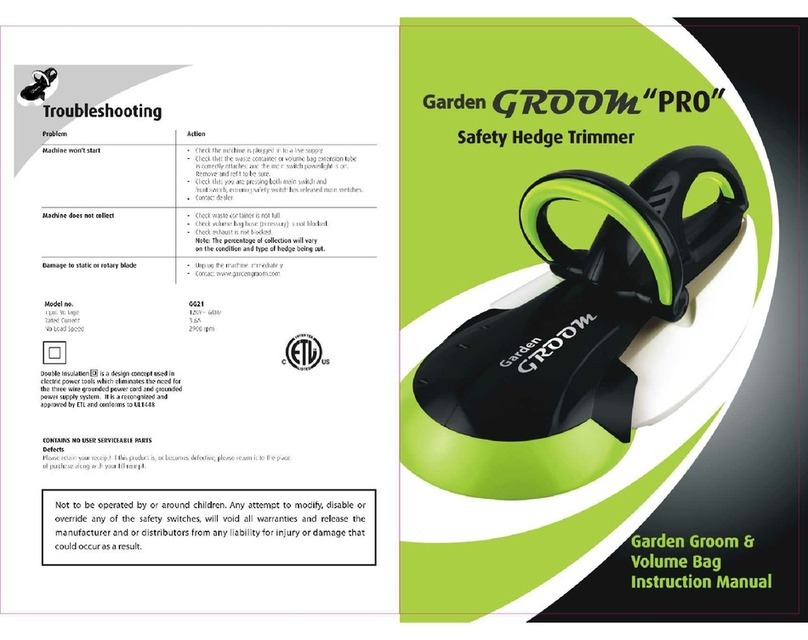 Garden Groom GG21 User manual