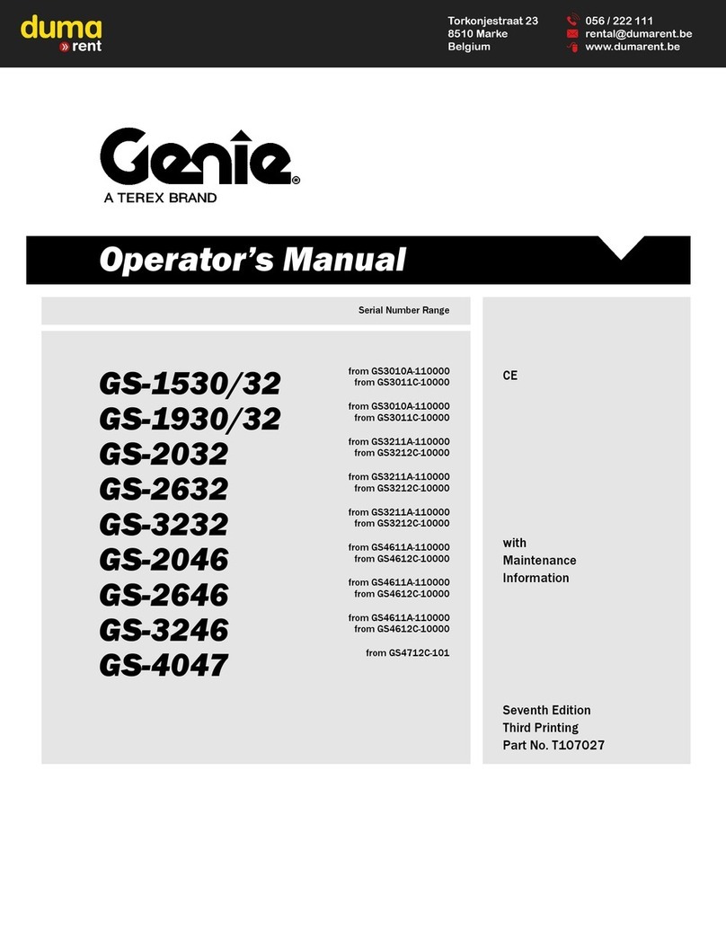Genie gS-1530/32 User manual Genie gS-1530/32 User manual
