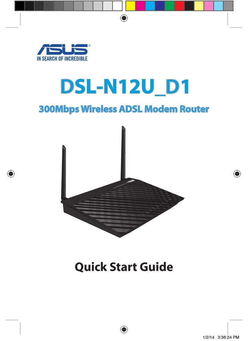 Asus DSL-N12U_D1 User manual Asus DSL-N12U_D1 User manual