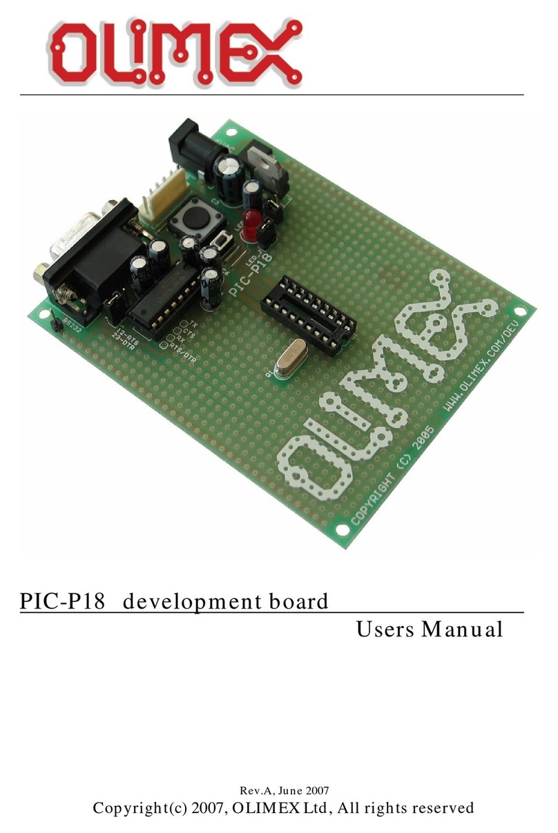 OLIMEX PIC-P18 User manual