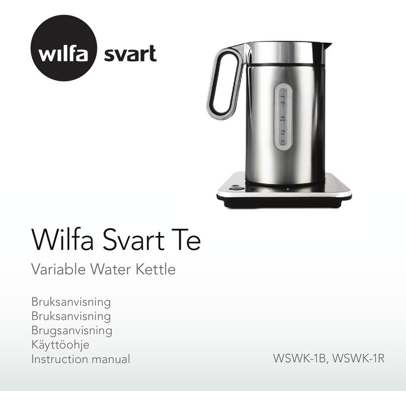 Wilfa Svart WSWK-1B User manual