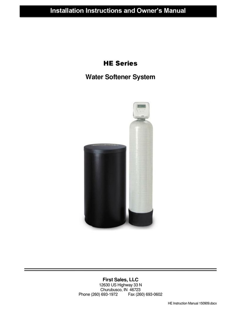 First Sales HE Series Installation instructions and owner's manual First Sales HE Series Installation instructions and owner's manual