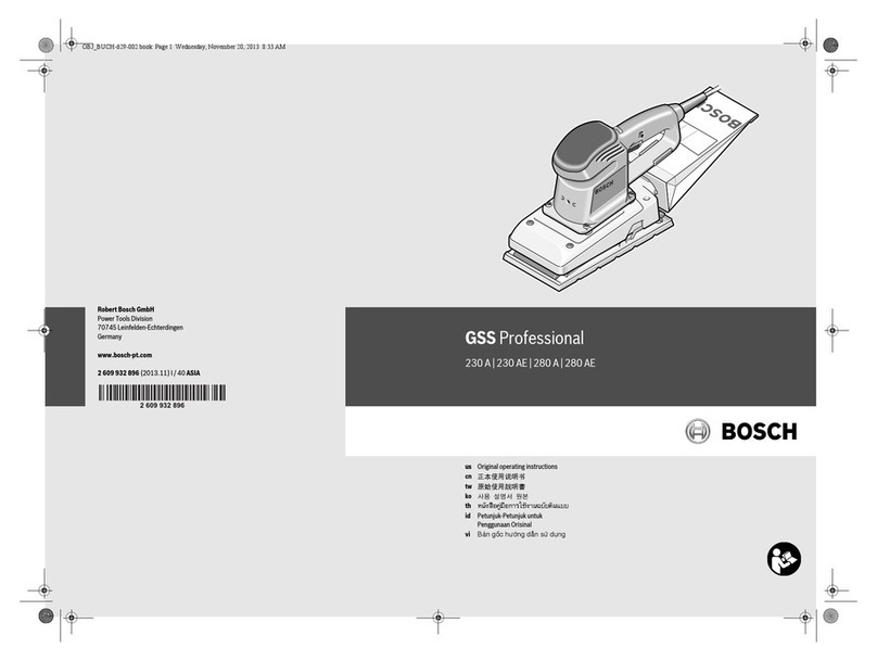 Bosch GSS Professional 230 A User manual