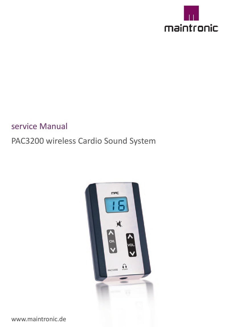 Maintronic PAC3200 Service manual