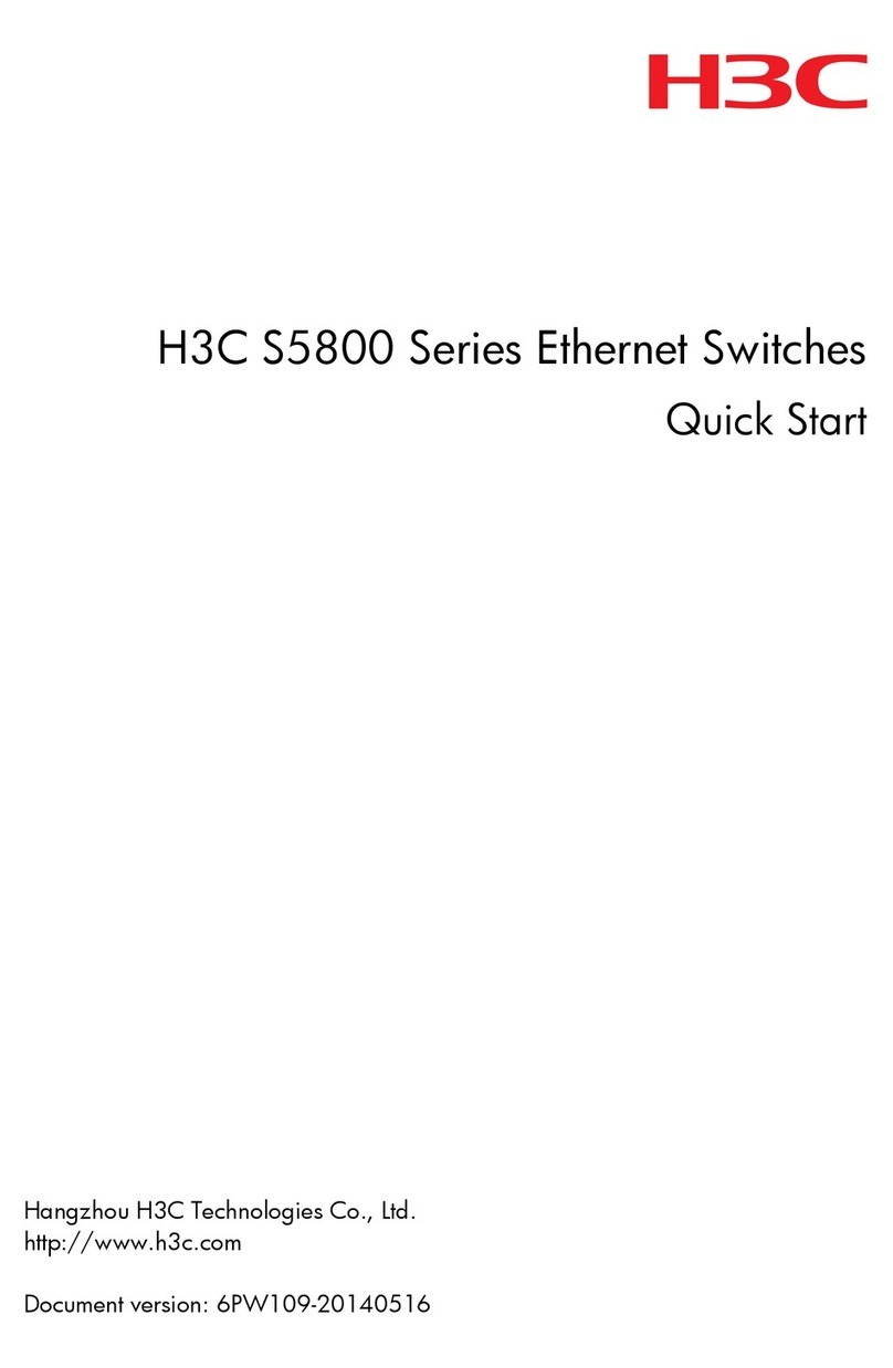 H3C s5800 series User manual