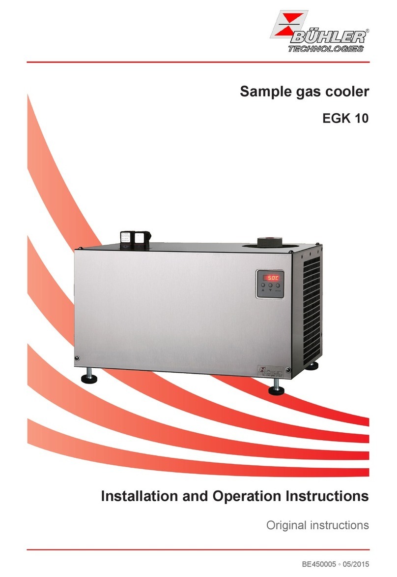 Buhler EGK 10 Installation and operation instructions