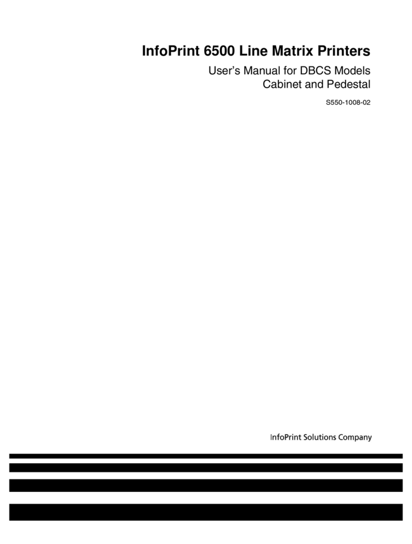 InfoPrint 6500 DBCS User manual InfoPrint 6500 DBCS User manual