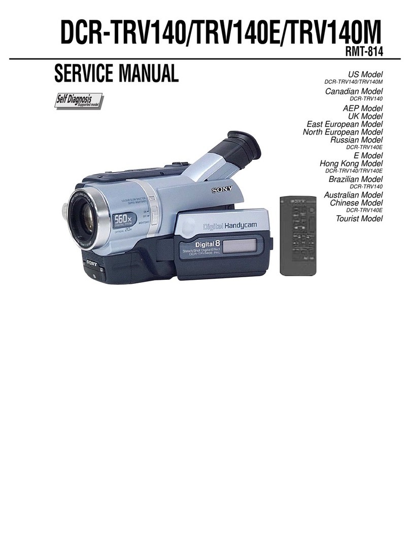 Sony DCR-TRV140 - Digital8 Camcorder With 2.5"... Servise manual