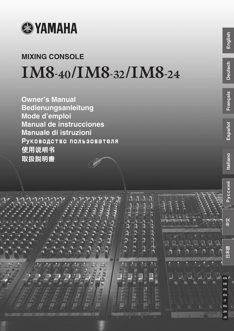 Yamaha IM8-40 User manual