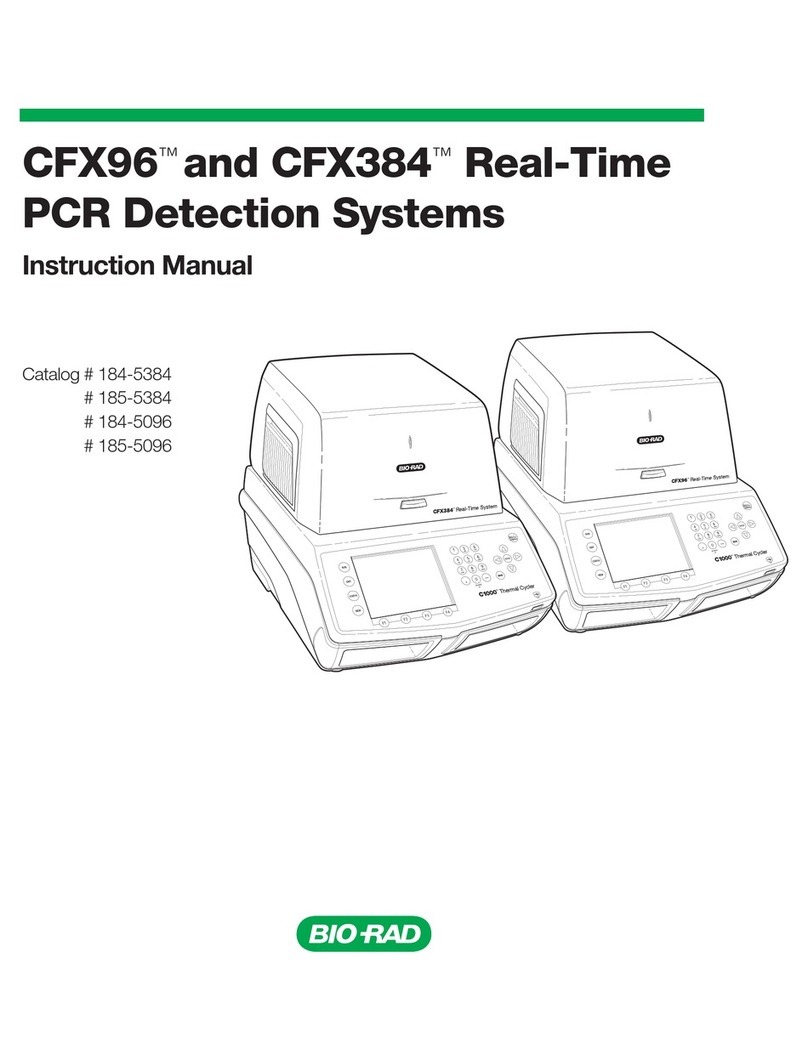 BIO RAD CFX96 Touch instruction manual BIO RAD CFX96 Touch instruction manual