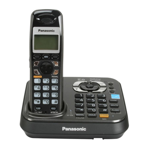 Panasonic KX-TG9341T - Cordless Phone - Metallic Service manual