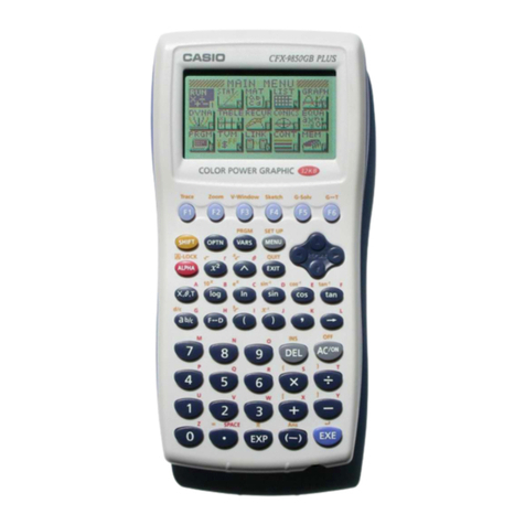 Casio fx-9750G PLUS User manual