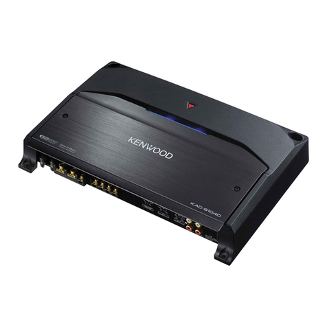 Kenwood KAC-9104D User manual