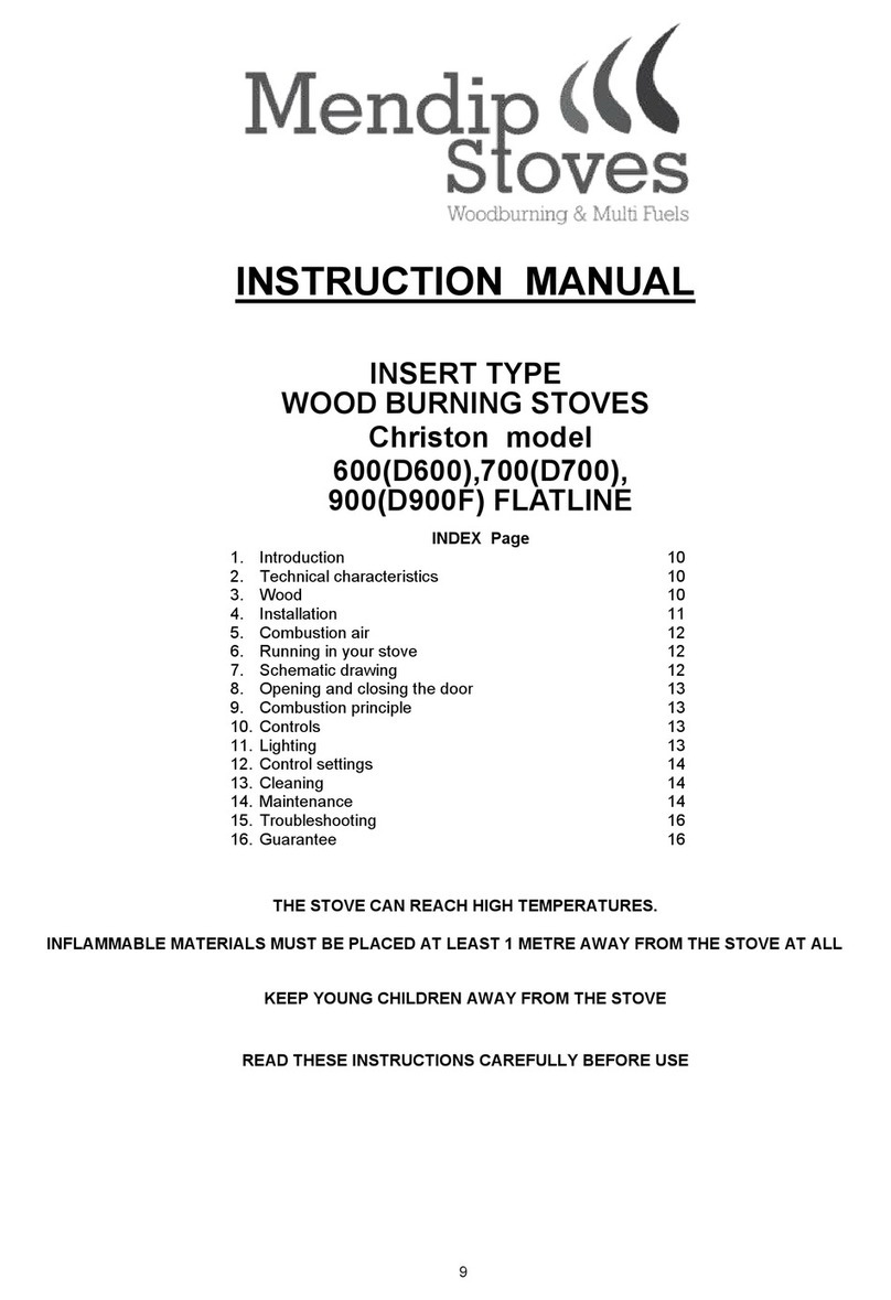 Mendip Stoves Christon D600 instruction manual Mendip Stoves Christon D600 instruction manual