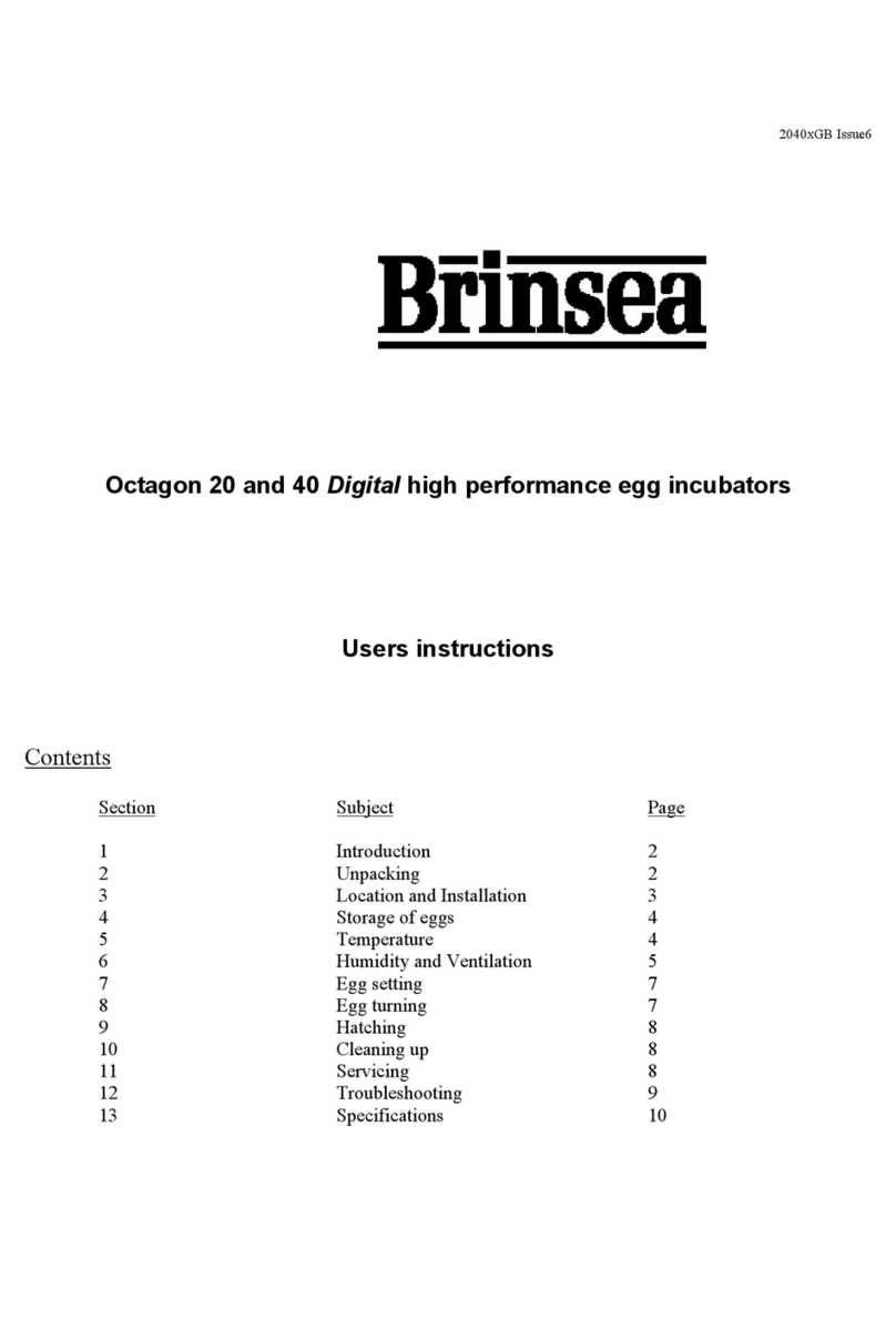 Brinsea Octagon 20 User instruction