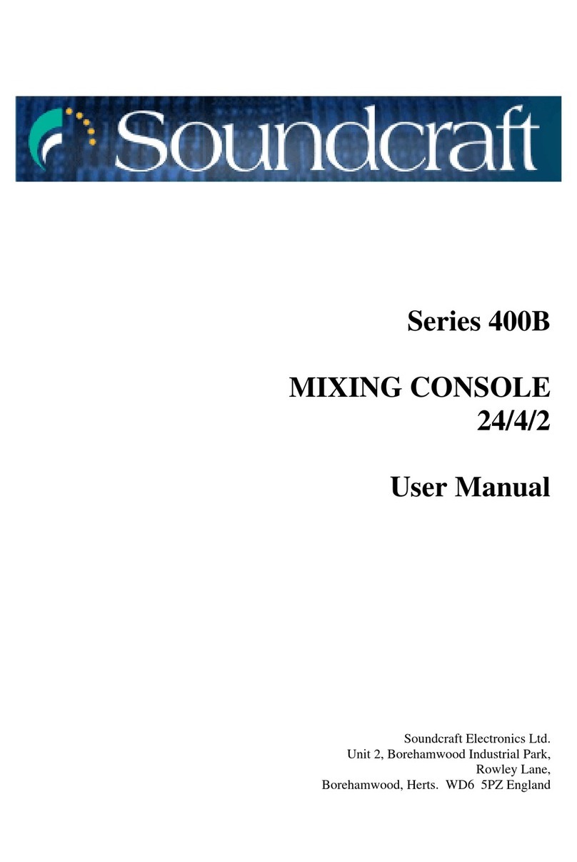 SoundCraft 400B Series user manual