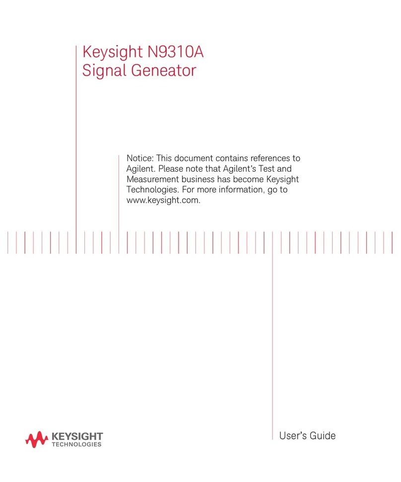 Agilent Technologies Keysight N9310A user guide