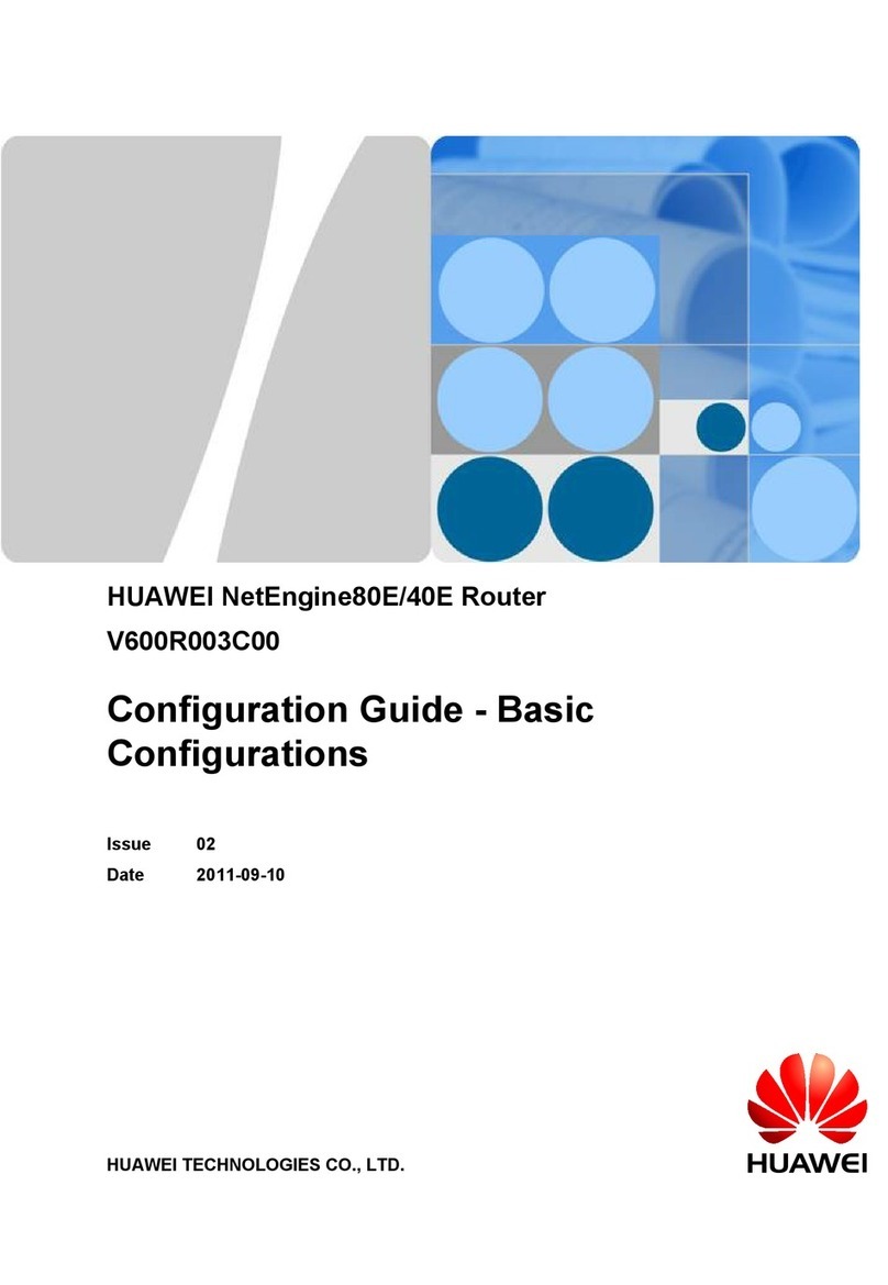 Huawei Quidway NetEngine80E User manual