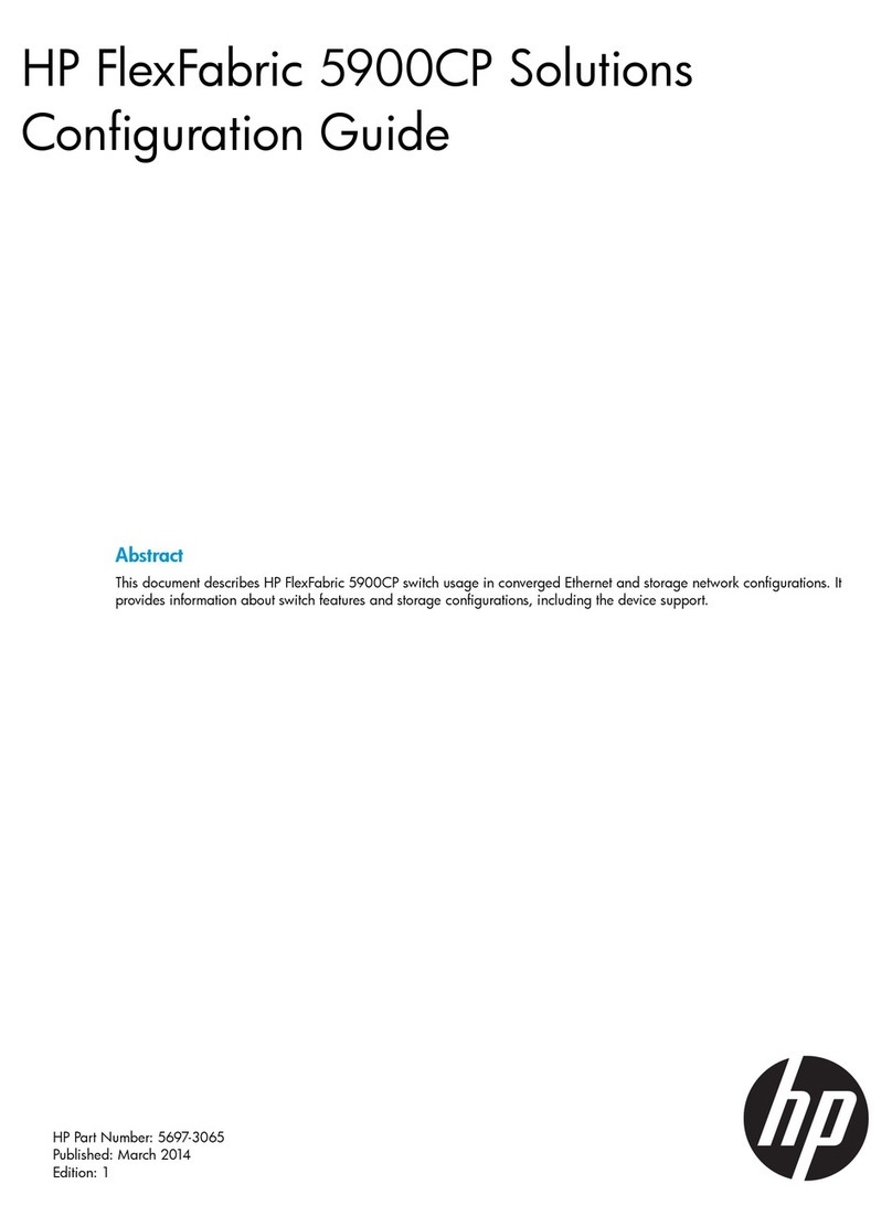 HP FlexFabric 5900CP Series User manual