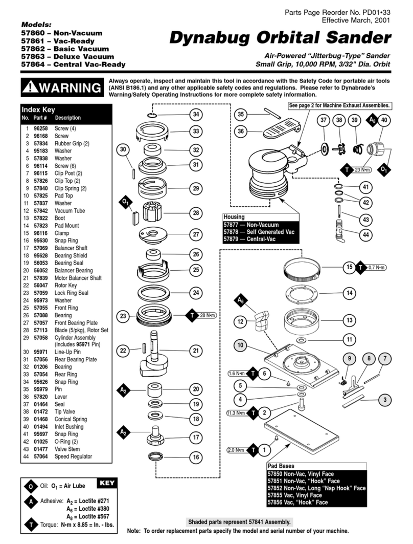 Dynabrade Dynabug 57860 User manual