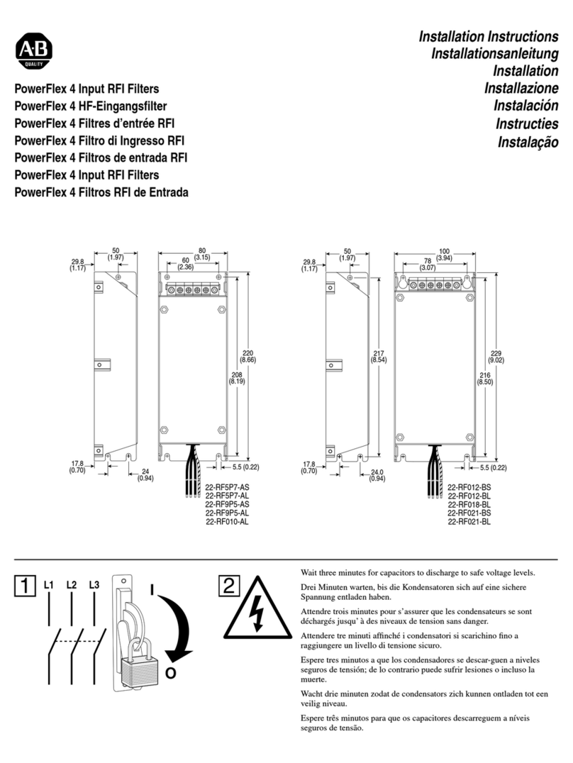 Rockwell Automation powerflex 4 User manual Rockwell Automation powerflex 4 User manual