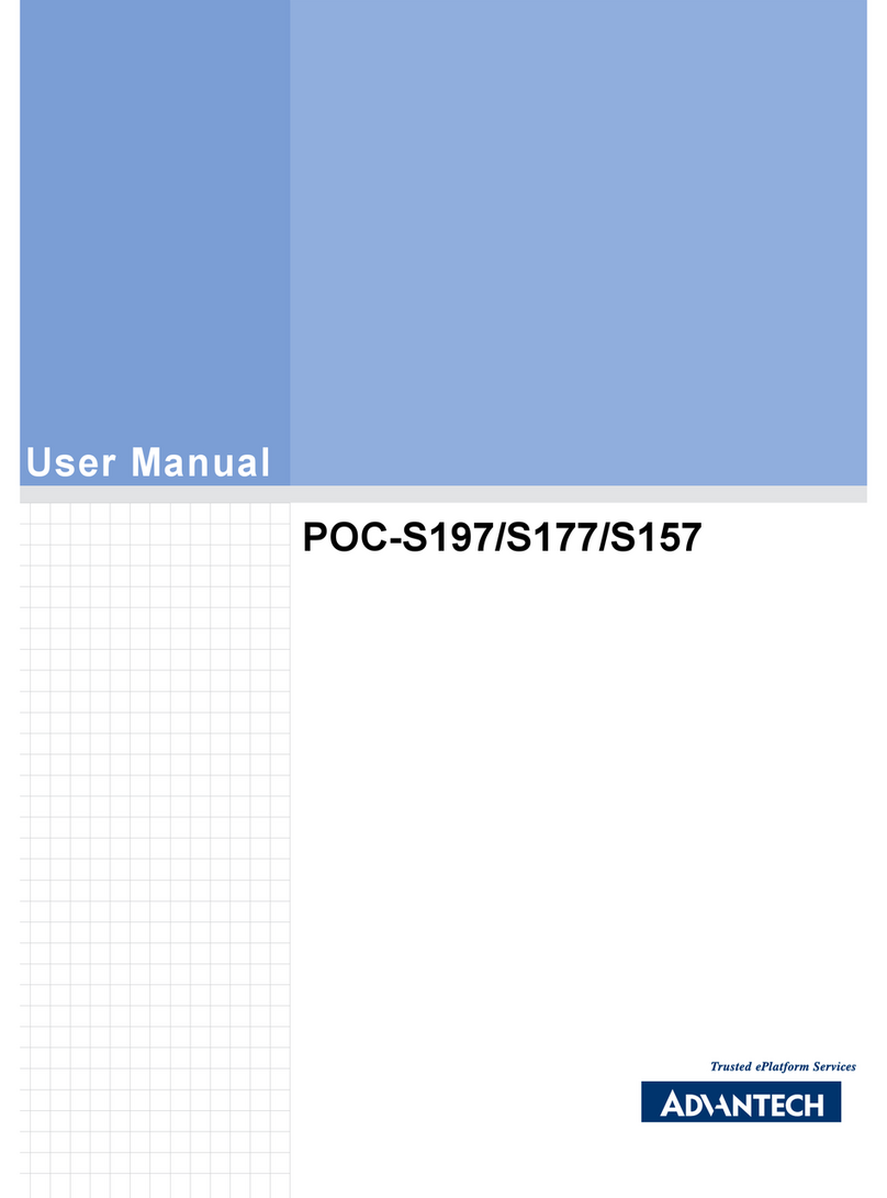 Advantech POC-S197 User manual