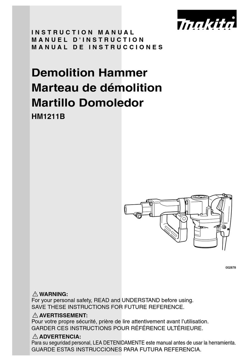Makita hm1211b User manual