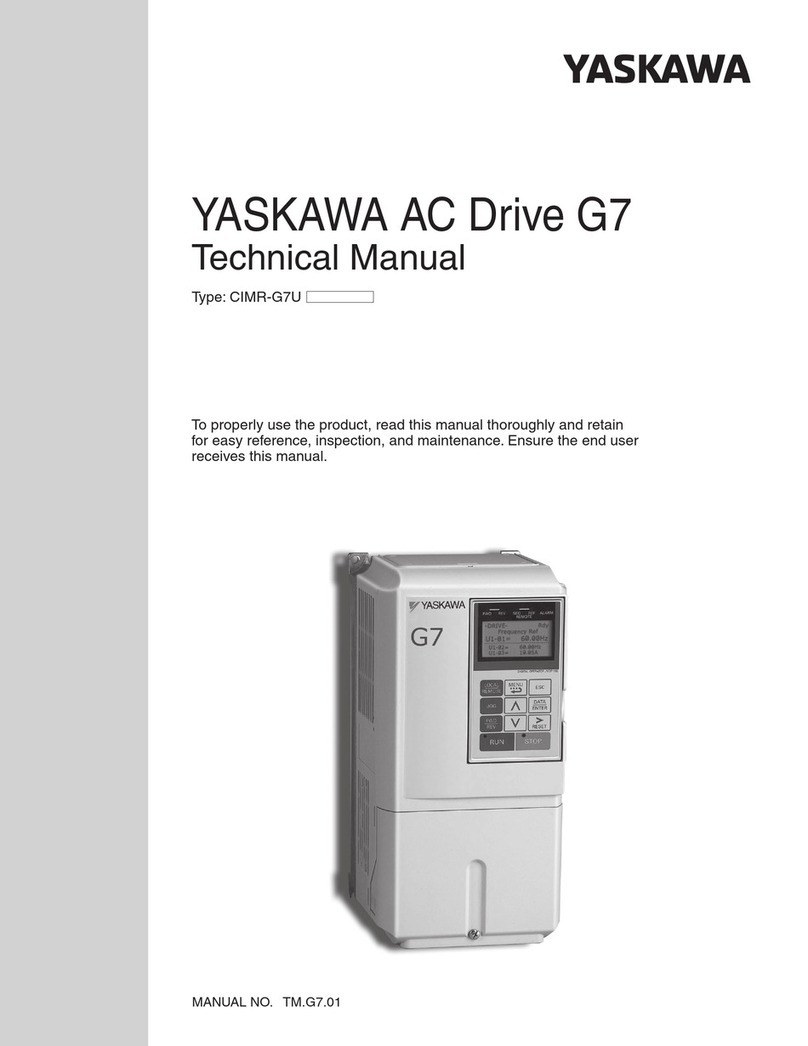 YASKAWA CIMR-G7U User manual YASKAWA CIMR-G7U User manual