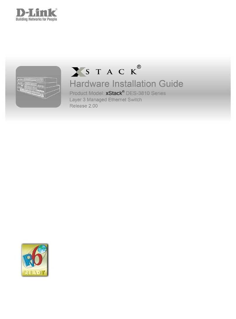 D-Link xStack DES-3810 Manual