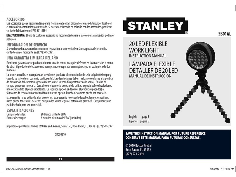 Stanley SB01AL User manual