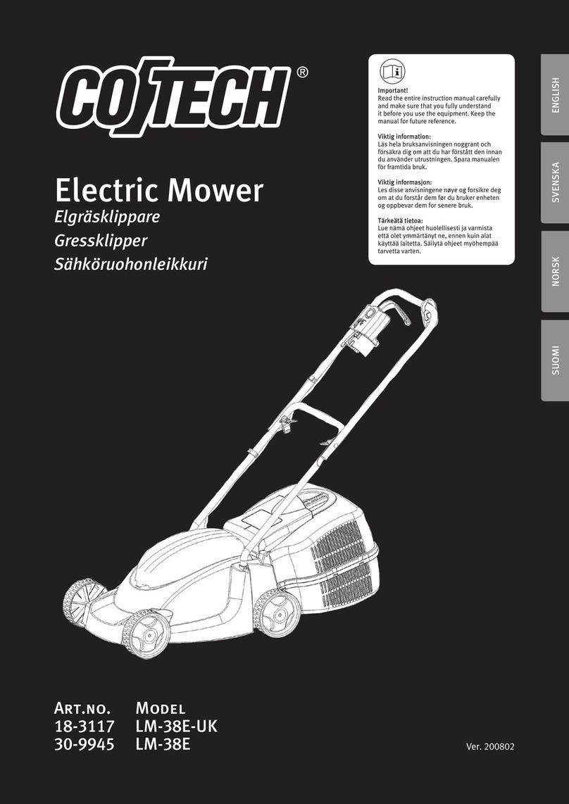 CO/Tech LM-38E-UK instruction manual