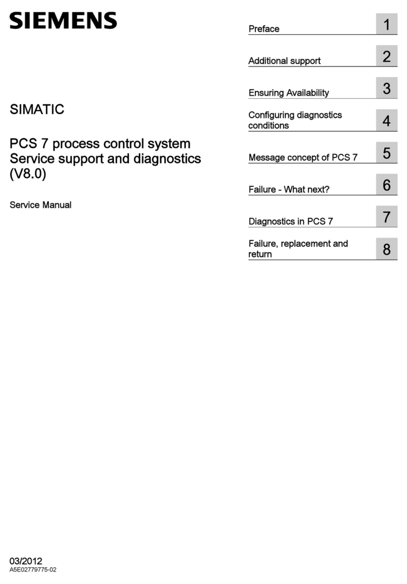 Siemens PCS 7 User manual