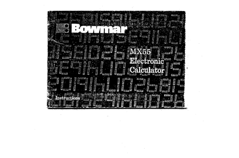 Bowmar MX55 user manual