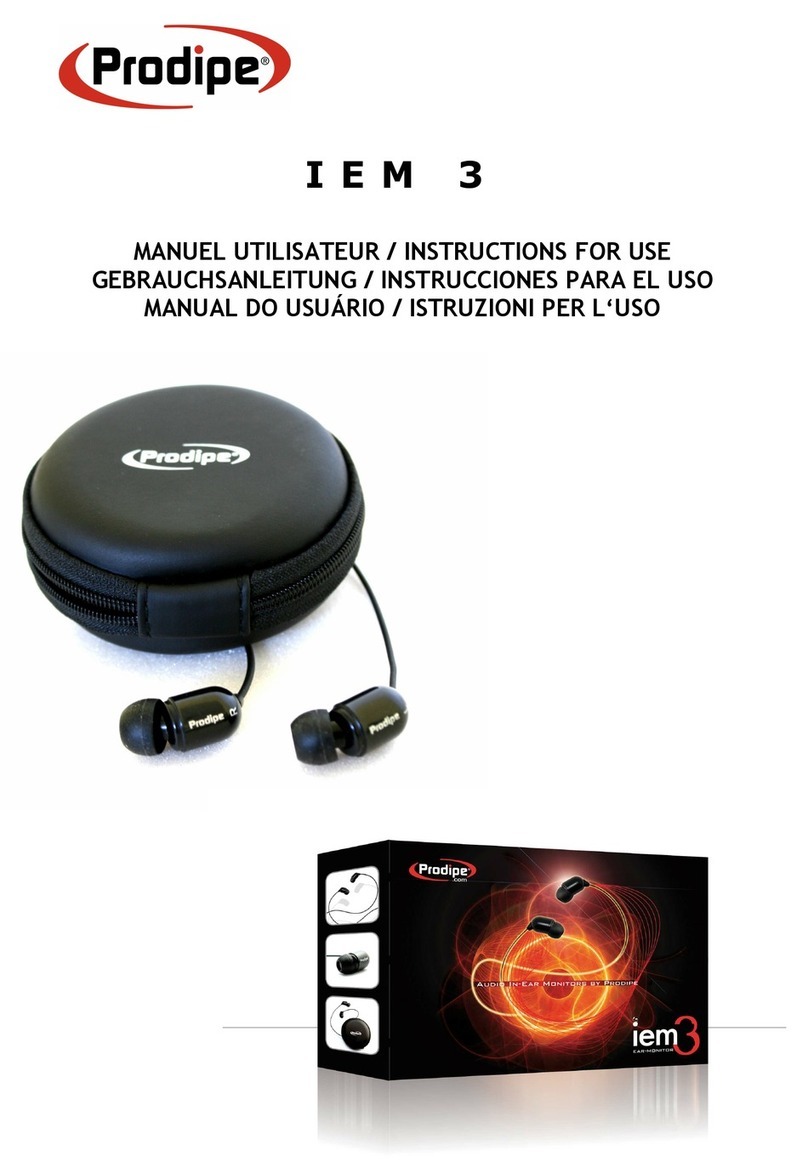 Prodipe IEM 3 Instructions for use