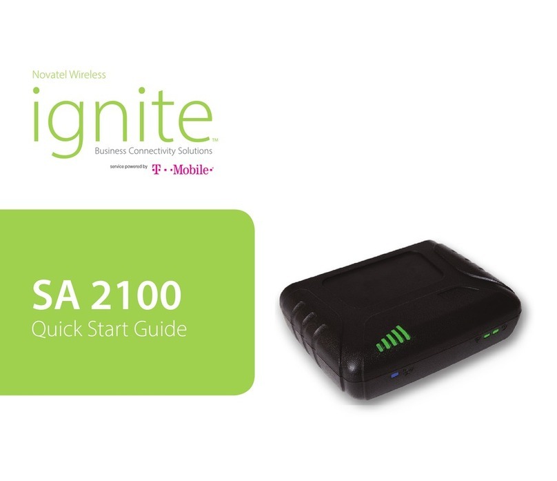 Ignite SA 2100 quick start guide