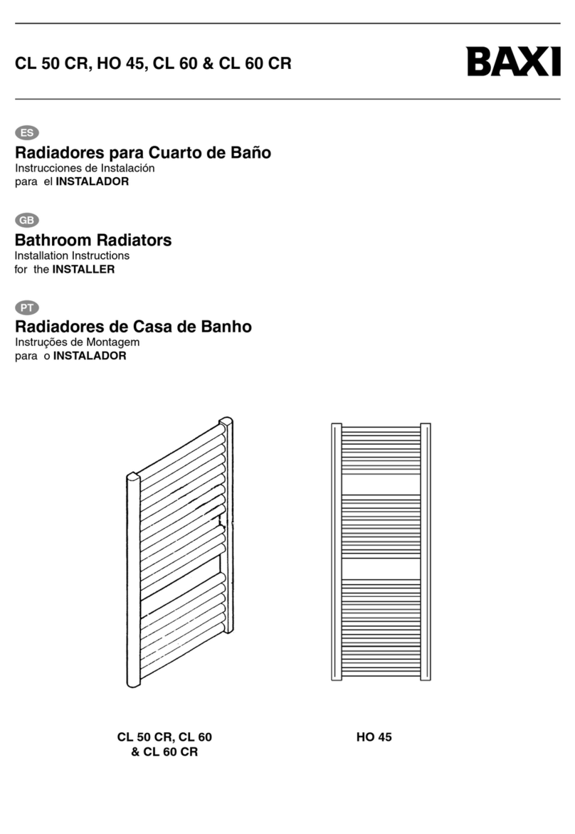 Baxi CL 50 CR installation instructions