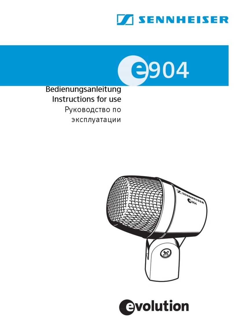 Sennheiser evolution e 904 Instructions for use