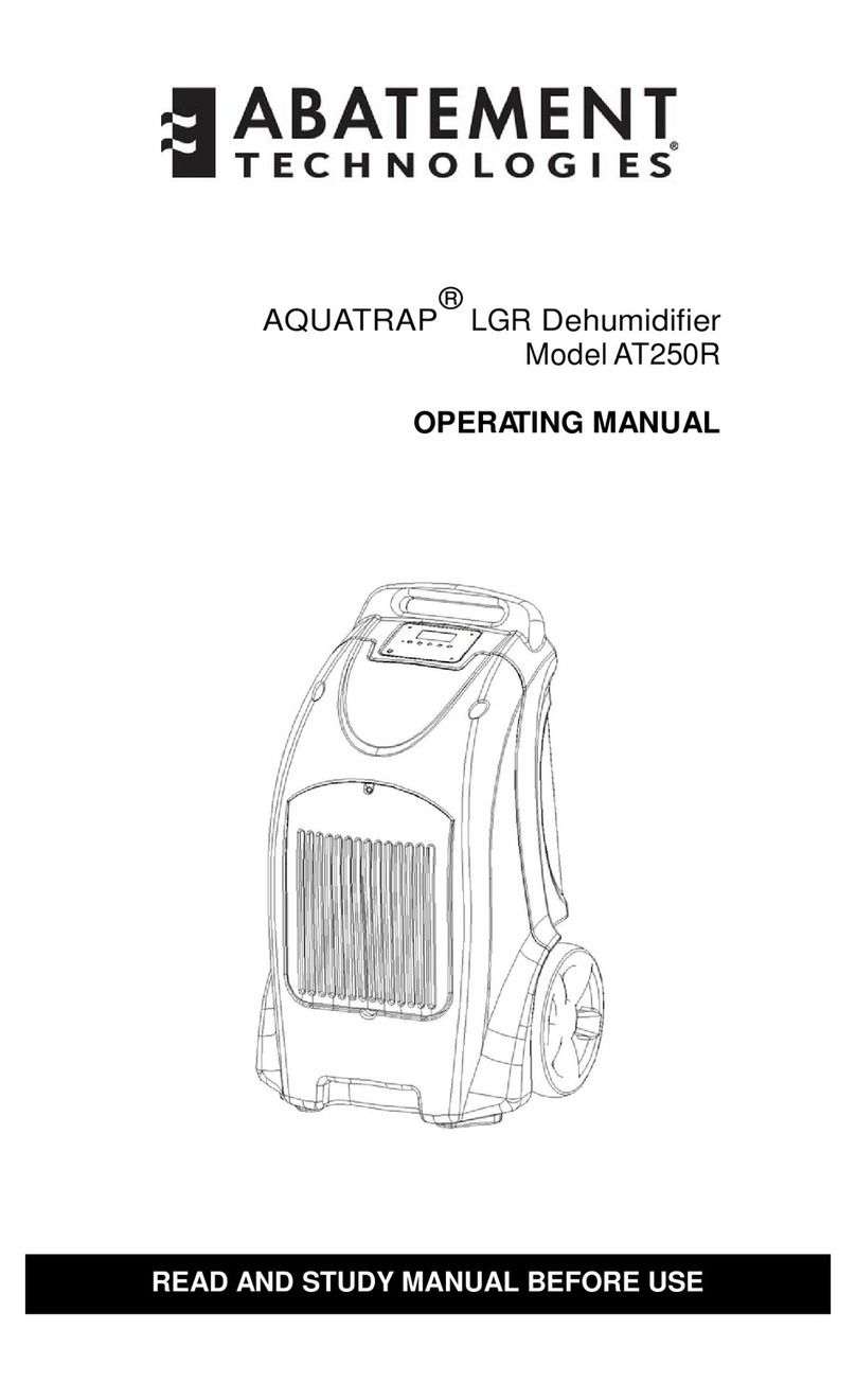 ABATEMENT AQUATRAP AT250R operating manual