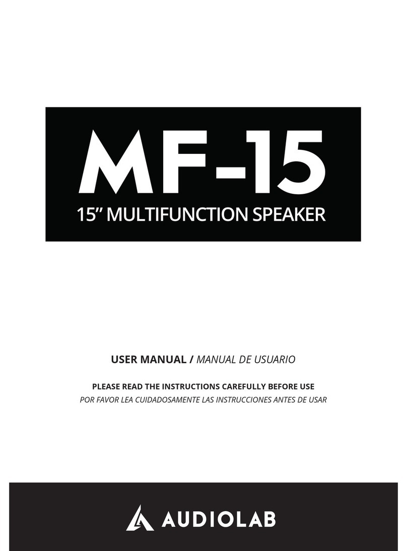 Audiolab MF-15 user manual