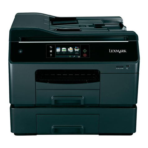Lexmark Pro5500t Service manual