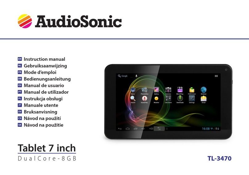 AudioSonic TL-3470 instruction manual
