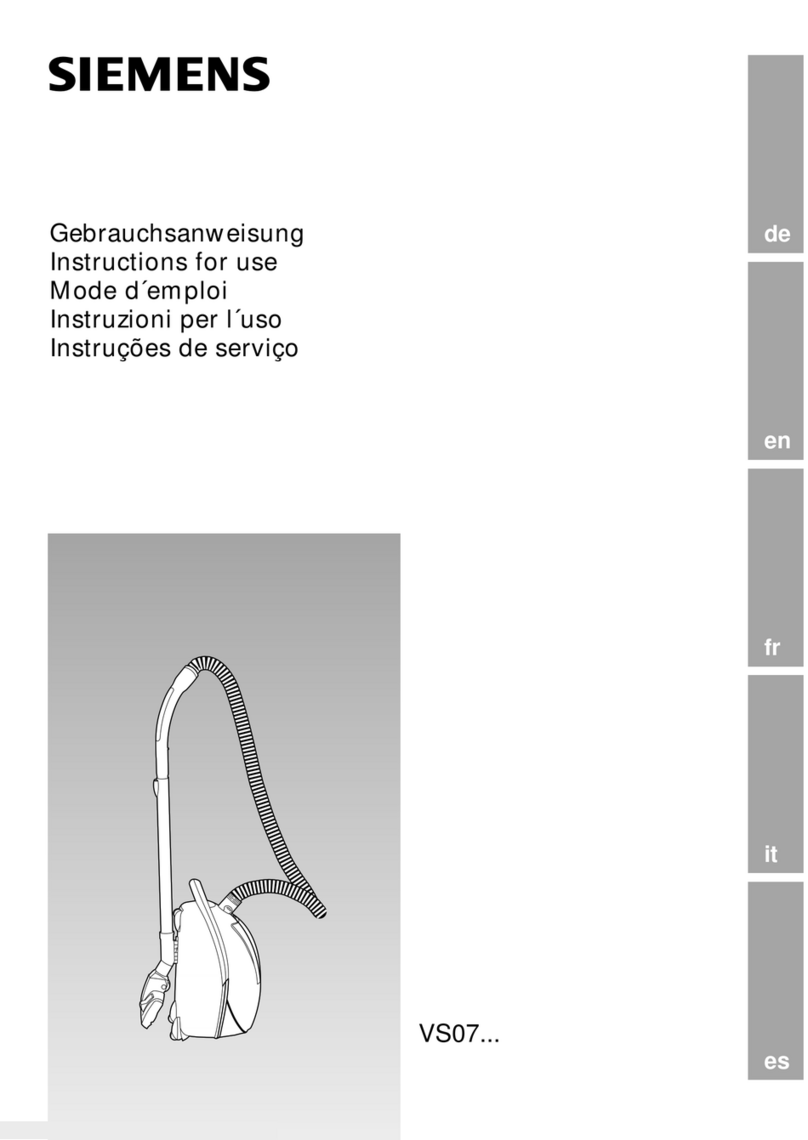 Siemens VS07 series User manual