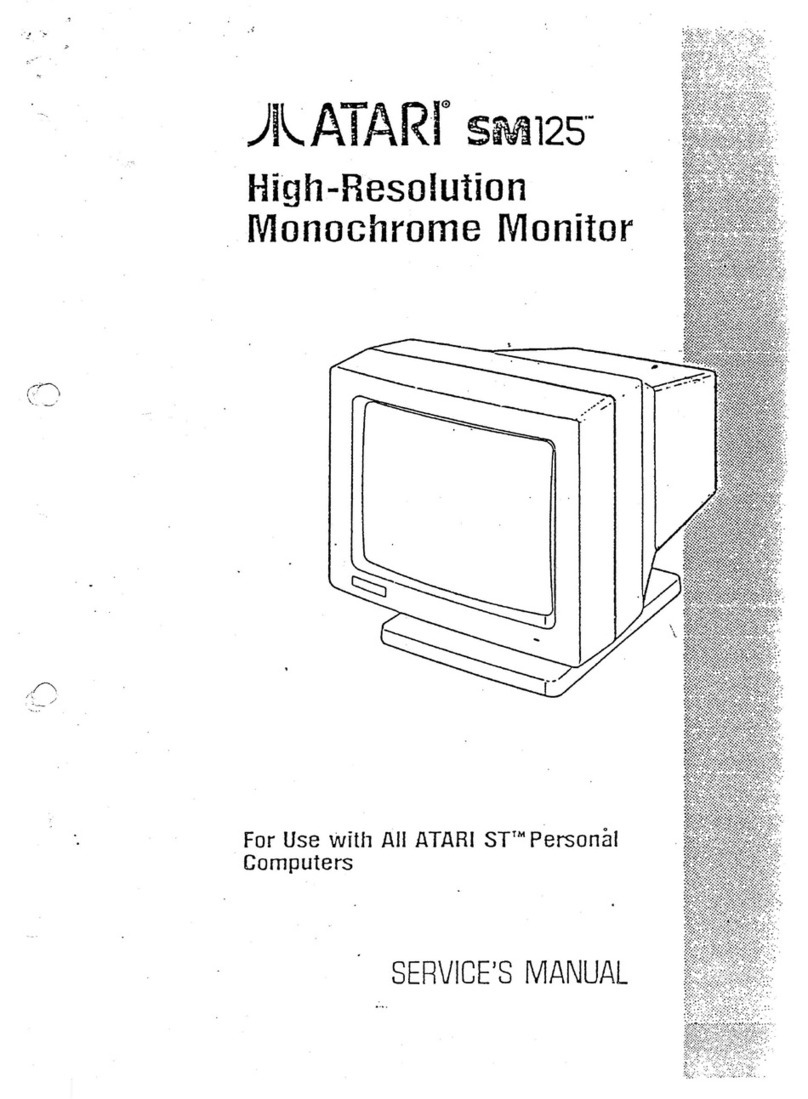 Atari SM125 User manual