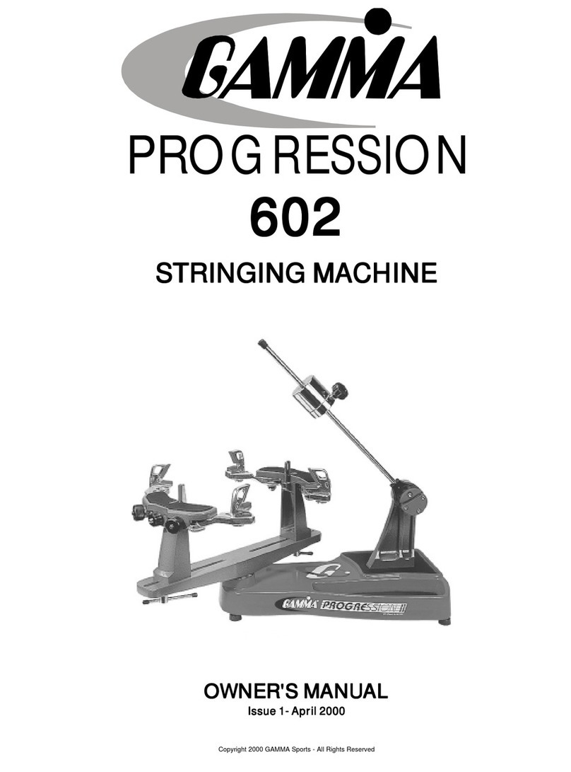 Gamma+ PROGRESSION 602 User manual Gamma+ PROGRESSION 602 User manual