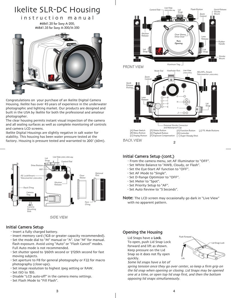 Ikelite SLR-DC 6841.20 User manual