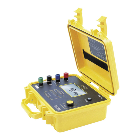 Chauvin Arnoux C.A 6460 user manual