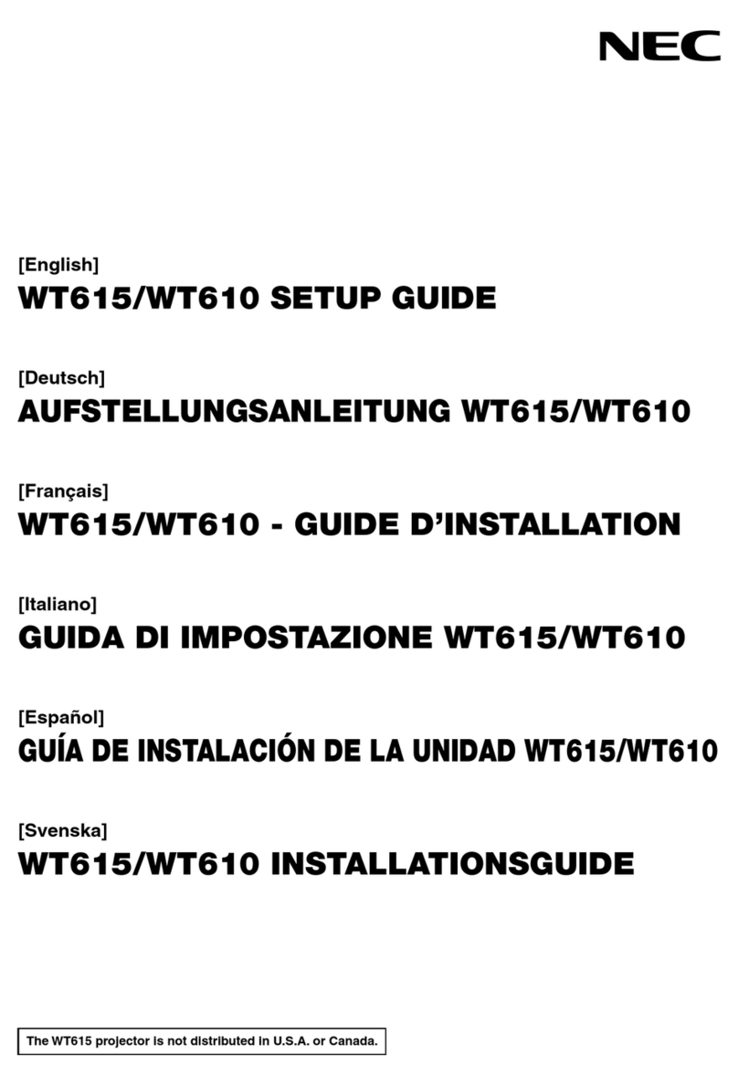 NEC WT610 Series User manual
