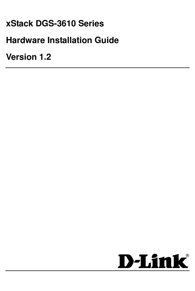 D-Link xStack DGS-3610 Series Manual